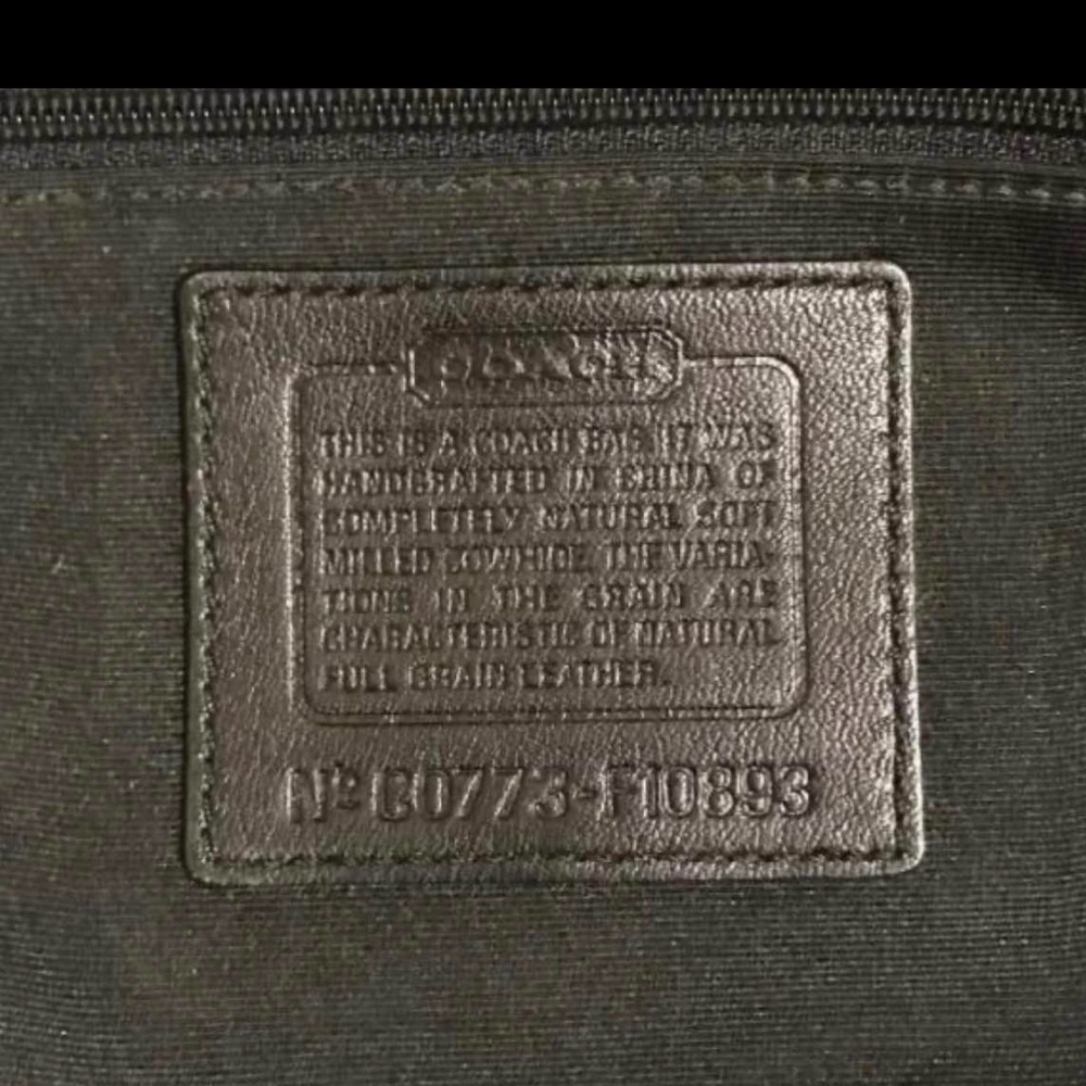 Coach Chelsea Pebbled Black Leather Tote Shoulder Bag Purse Y2K Vintage Retro - Picture 4 of 7